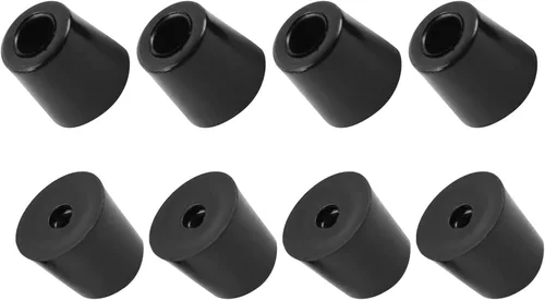 METALLIXITY Pies de goma para parachoques (0.748 x 0.669 in/0.75 x 0.67 pulgadas), 8 unidades, almohadillas redondas para patas protectoras de