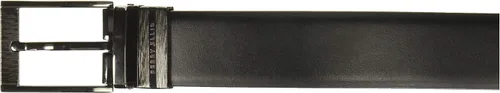 Miniatura 3 de Perry Ellis Men's Portfolio Feather Edge Etched Buckle Soft Touch Leather Reversible Belt