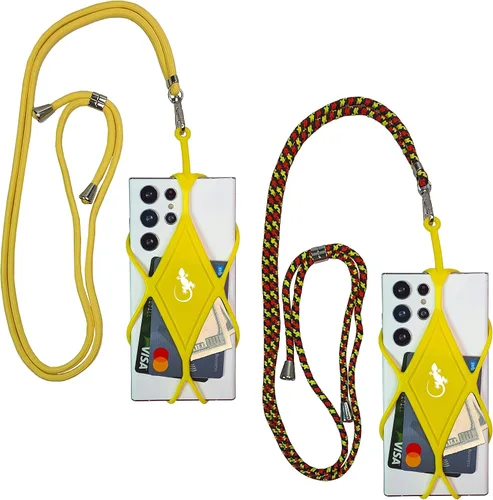 Miniatura 12 de Gecko Travel Tech Cordones de teléfono con cordón para teléfono celular para alrededor del cuello del cuello Lanyard Phone Crossbody Cuello Flame Xl