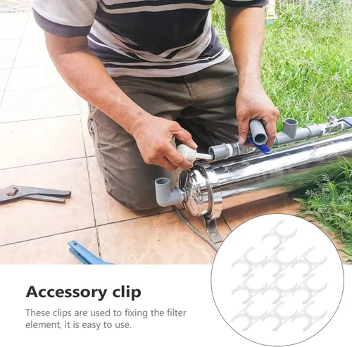 Miniatura 5 de DOITOOL 10 unids clip filtro recipiente herramientas de fijación ro filtro de agua purificador de agua accesorios de fijación soporte de herramienta