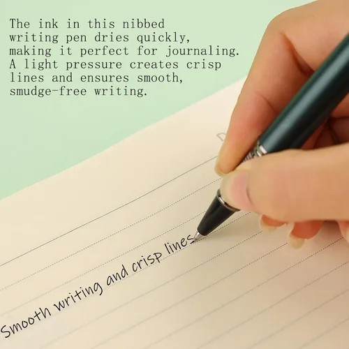 Miniatura 4 de Bolígrafo de tinta líquida con cuerpo de metal de lujo, diseño elegante y escritura suave, bolígrafo de regalo con estuche para hombres y mujeres, 2