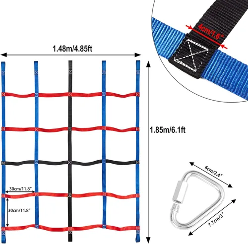 Miniatura 2 de Red de escalada para niños al aire libre, red de carga de escalada, accesorios para patio de recreo, red de escalada para niños accesorios