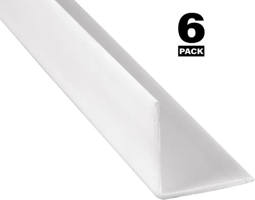 Miniatura 3 de Prime-Line MP10069 - Protector de esquina de vinilo, blanco, 2-3/8 x 48 pulgadas, protectores de esquina de vinilo duraderos, fácil de instalar