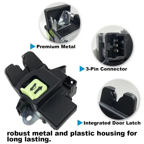 Miniatura 4 de Actuador de bloqueo del pestillo del maletero, reemplazo para Kia Forte 2014-2020 con motor L4 de 1.6 1.8 y 2.0 litros, reemplaza a OE: 81230-A7030