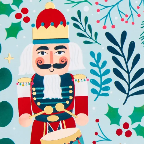 Miniatura 6 de Hallmark Tarjetas de Navidad en caja, cascanueces verdes (16 tarjetas y 17 sobres)