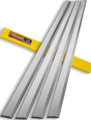 Miniatura 7 de Cuchillas cepilladoras de 12-1/2 pulgadas compatibles con cepilladoras de madera Delta 22-540 22-547 TP300, 2 piezas de 12.5 pulgadas HSS cuchillas
