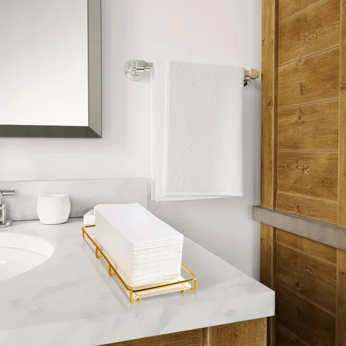 Miniatura 7 de JOLLY CHEF Paquete de 200 servilletas de papel desechables, servilletas de baño suaves para invitados, toallas de mano de papel blanco de 2 capas