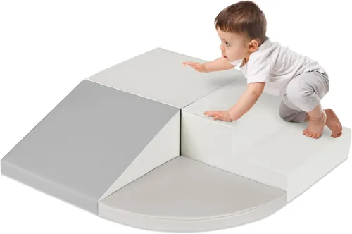 Miniatura 10 de Best Choice Products 4 piezas de bloques de espuma suave para niños para escalar y gatear, estructuras de juego para el desarrollo infantil, 4