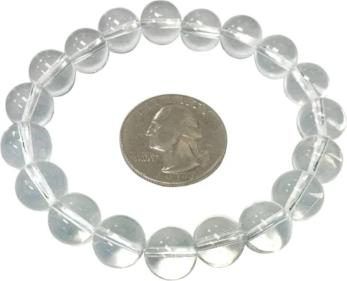 Miniatura 435 de Gem Avenue Handmade Round Bead Stretch Bracelet Unisex Natural Stone Beaded Jewelry for Men & Women, Elastic Wristband for Daily Wear