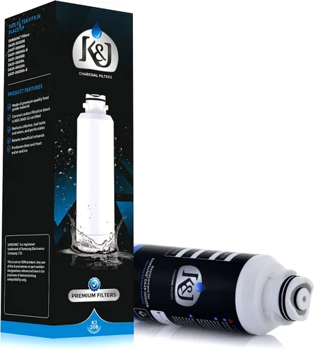 K&J Filtro de agua de repuesto para refrigerador Samsung para DA2900020B, RF263BEAESR y RF28HMEDBSR - Filtro de agua para refrigerador HAF-CIN/EXP y
