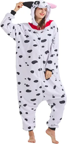 Miniatura 6 de HOMWERRONT Pijama de lagarto para adultos, diseño de dibujos animados, Navidad, cosplay, ropa de dormir para mujeres y hombres
