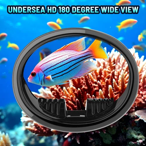 Miniatura 2 de Máscara de buceo Máscara de buceo Máscara de pesca submarina Máscara de agua de apnea de vidrio templado ovalada HD antivaho Gafas de buceo