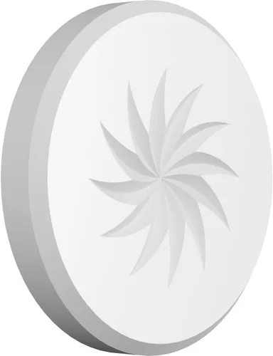 Miniatura 12 de Ekena Millwork ROSP050X050X050GRY13 Roseta estándar con borde biselado, 5 pulgadas de ancho x 5 pulgadas de alto x 1/2 pulgadas de alto, PVC