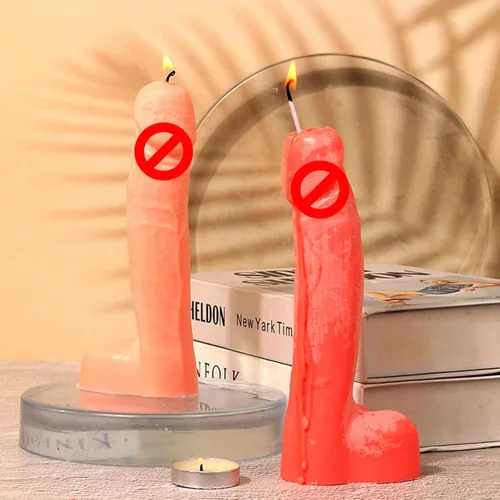 Miniatura 7 de Moldes genitales para velas para hombre, molde de vela genital para hombre, molde de silicona con forma de cuerpo 3D, tipo C, 4.7 in