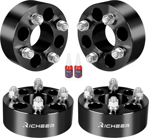 Miniatura 8 de Espaciadores de rueda 4x4 Richeer para carritos de golf EZ GO EZGO Club Car y vehículos ATV, 4 piezas, espaciadores de rueda de 1.5 pulgadas