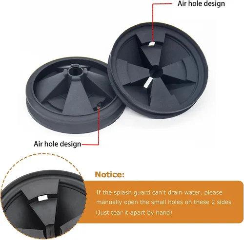 Miniatura 4 de InSinkErator Evolution Series - Protector contra salpicaduras de 3 3/8 pulgadas, desagüe para fregadero de cocina, desagüe de cocina extraíble