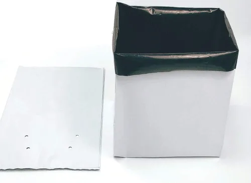 Miniatura 9 de HORTIPOTS Bolsas de cultivo de plástico blanco y negro de 0.5 galones (paquete de 100)