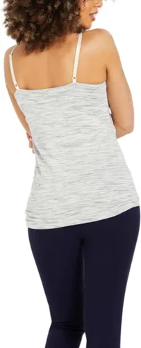 Miniatura 15 de Motherhood Maternity Camiseta sin mangas de lactancia con clip para mujer con correas ajustables y brasier integrado para lactancia materna