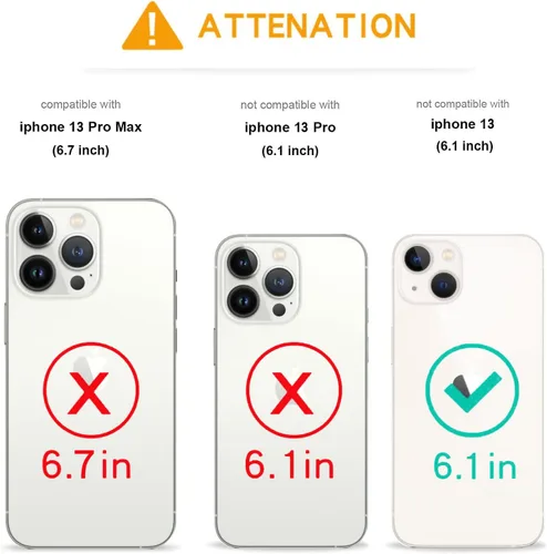 Miniatura 2 de Funda para iPhone 13 para mujer (6.1 pulgadas), funda de lujo muy brillante con diamantes de imitación de cristal brillante 3D en la cubierta