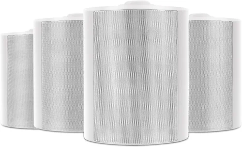 Miniatura 8 de Herdio Altavoces Bluetooth para exteriores de 5.25 pulgadas, 600 W, impermeables, con cable, montaje en pared, sistema de altavoces resistentes a