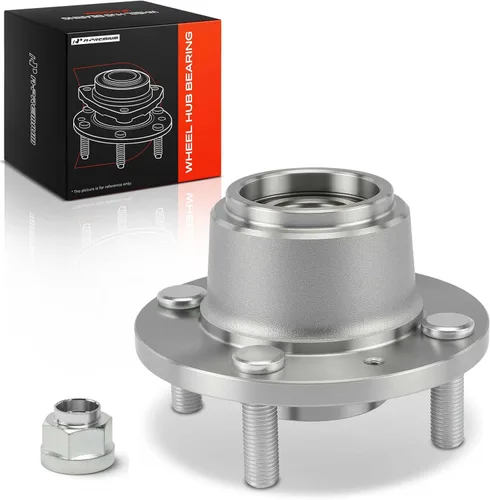 A-Premium Conjunto de rodamiento y buje trasero con 4 pernos Compatible con Chevrolet Spark 2013-2015, Aveo 2004-2011, Aveo5 2007-2011 y Suzuki