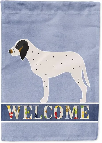 Miniatura 24 de Caroline's Treasures BB8334GF AIDI Bandera de jardín para perro de montaña del Atlas, bandera de buzón azul, bandera decorativa para patio exterior