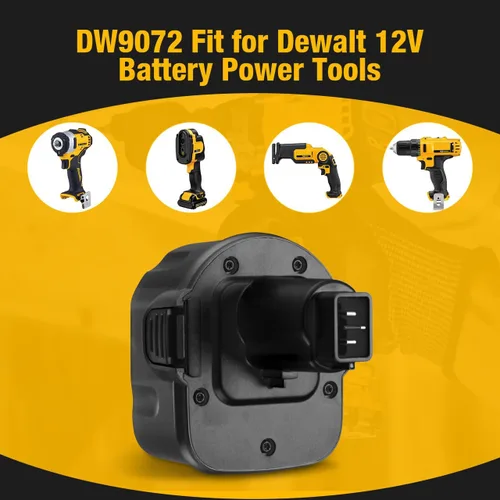 Miniatura 2 de FirstPower Batería de 4.8Ah 12V DW9071 - Compatible con herramientas de batería Dewalt de 12 V DC9071 DW9071 DW9072 DE9037 DE9071 DE9072 DE9074