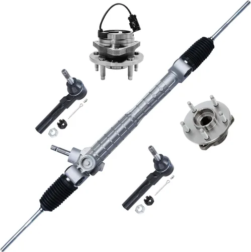 Miniatura 235 de Detroit Axle - Kit de nudillos de dirección delantera izquierda para Ford Edge Lincoln MKX 07-10, cojinete de rueda del lado del conductor, nudillo