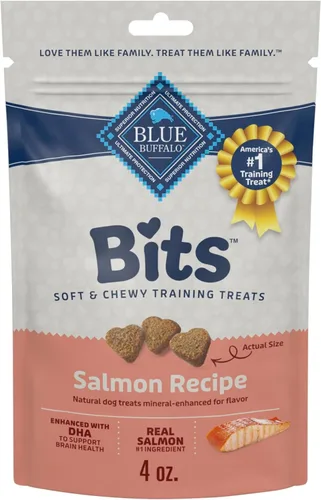 Miniatura 13 de Blue Buffalo Bits Golosinas Suaves para Perros para Entrenamiento, Hechas con Ingredientes Naturales y Mejoradas con DHA, Receta de Carne de Res