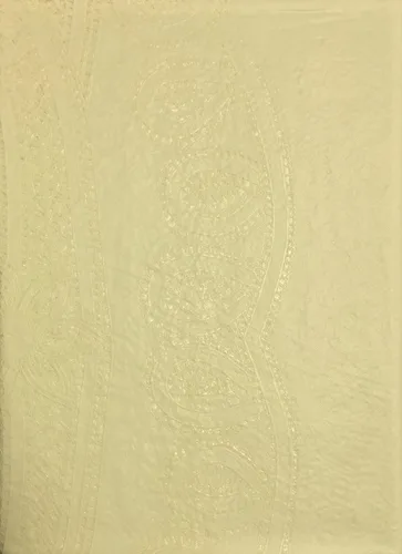 Miniatura 3 de Nuevo mantel de encaje de vinilo de ganchillo, 70" redondo, hueso beige