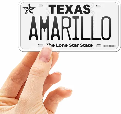 Miniatura 39 de Calcomanía para placa de matrícula de Texas, elige entre más de 50 ciudades de TX, calcomanía para parachoques de Texas para automóvil, calcomanías