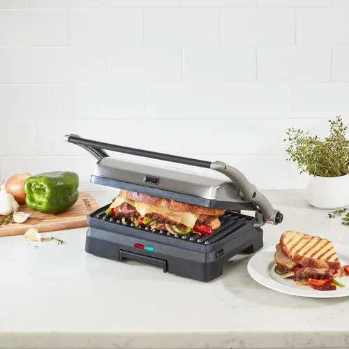 Miniatura 3 de Cuisinart, Plancha Griddler® y Prensa para Panini, GR-11NAS