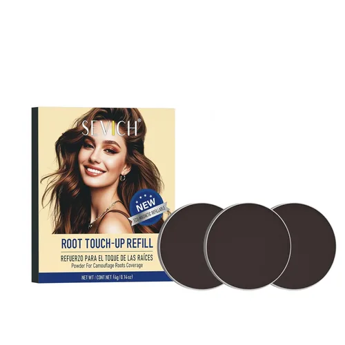 Miniatura 41 de Sevich - Sombra instantánea en polvo para línea capilar de cobertura rápida, corrector rápido de raíz de canas finas, cejas y barba, resistente al