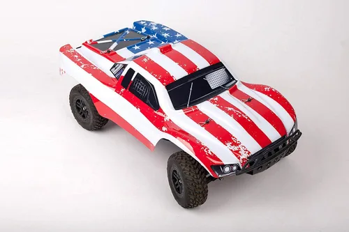 Miniatura 2 de SummitLink Compatible con bandera de cuerpo personalizado estilo estrella de repuesto para automóvil o camión RC escala 1/10 (camión no incluido)