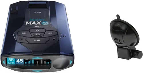 Miniatura 17 de Detector de radar láser Escort MAX 360 - GPS, alertas direccionales, antena dual delantera y trasera, conectividad Bluetooth, alertas de voz