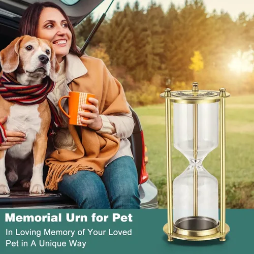 Miniatura 2 de Urna mediurma de reloj de arena para cenizas para cenizas para hombres y mujeres, urna de cremación para cenizas, urna conmemorativa de recuerdo