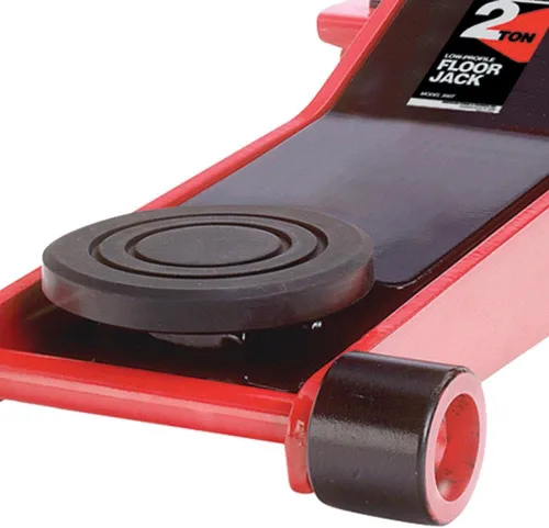 Miniatura 4 de AFF Acero profesional resistente de 2 toneladas con mango de 2 piezas, perfil bajo, gato de piso de servicio giratorio de elevación rápida, 202T