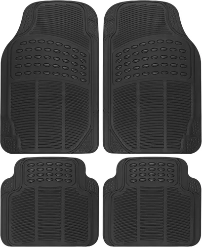 Miniatura 16 de BDK ProLiner Alfombrillas para automóvil, camiones, SUV, 2 piezas para todo tipo de clima con diseño de ajuste universal, tapetes duraderos