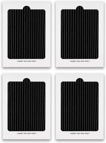 Paquete de 4 filtros de carbón activado compatibles con Frigidaire y Electrolux Pure Air Ultra Reduce los olores para EAFCBF, PAULTRA, RAF1150