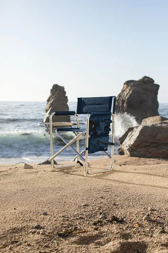 Miniatura 7 de PICNIC TIME Star Wars R2-D2 Silla deportiva con mesa auxiliar, silla plegable de playa y campamento, silla portátil para exteriores con correa