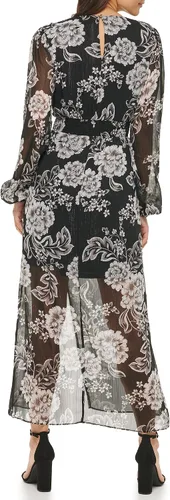Miniatura 4 de GUESS Vestido estampado floral de gasa para mujer