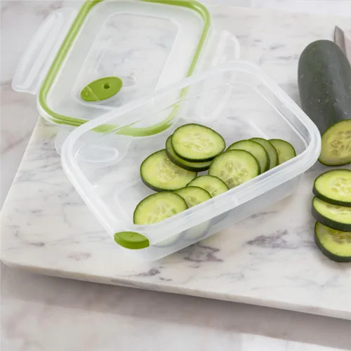 Miniatura 7 de Sterilite Ultra-Seal 3.1 tazas rectángulo, recipiente hermético para almacenamiento de alimentos, tapa con pestillo, apto para microondas