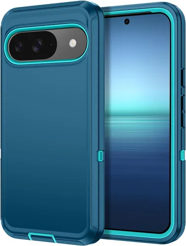 Miniatura 30 de I-HONVA Funda para Google Pixel 7 a Prueba de Golpes/Polvo/Caídas de 3 Capas con Protección Completa del Cuerpo [Sin Protector de Pantalla] Funda