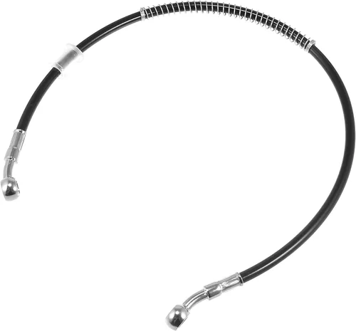 Motoforti 23.62 pulgadas de longitud 0.394 in ID motocicleta línea de freno hidráulico tubo de manguera de aceite de acero inoxidable trenzado cable
