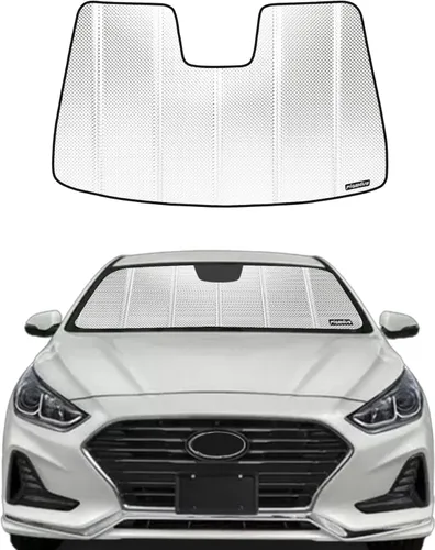 Miniatura 19 de Pigenius Parasol para parabrisas para Hyundai Sonata 2020-2023 Parasol para ventana delantera - AstraGuard Plateado