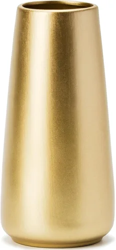 Miniatura 15 de Jarrón de cerámica beige – Florero neutro de 8 pulgadas para decoración del hogar, jarrón bohemio blanco roto, jarrones crema para flores, jarrones