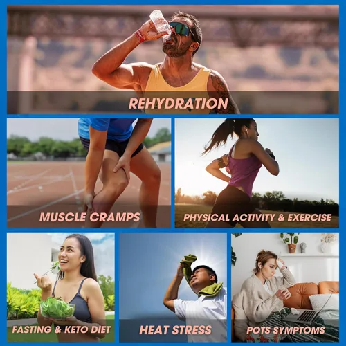 Miniatura 5 de Polyfit Sales de electrolitos – 100 pastillas de sal – Certificado NSF – Comprimidos de sal de reemplazo de electrolitos para corredores