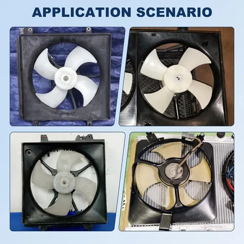 Miniatura 7 de Reemplazo del conjunto del ventilador de refrigeración del radiador del condensador de CA A/C para Honda Civic 2001-2005 HO3113114 620-220 610380