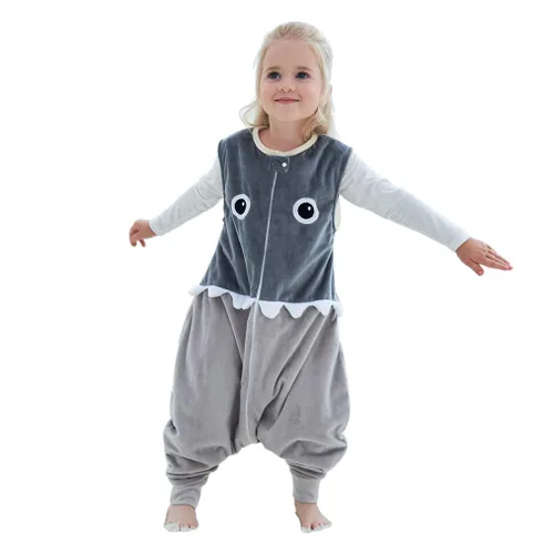 Miniatura 10 de MICHLEY - Saco de dormir para niños pequeños con pies, recién nacidos, bebés sin mangas, saco de dormir con cremallera de 2 vías, manta portátil Oso