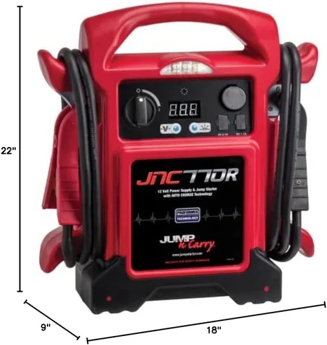 Miniatura 5 de Clore Automotive Jump-N-Carry JNC770R arrancador de puente de 12 voltios, con pico de 1700 A, calidad premium, color rojo
